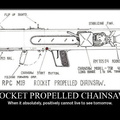 rocket propelled chainsaw