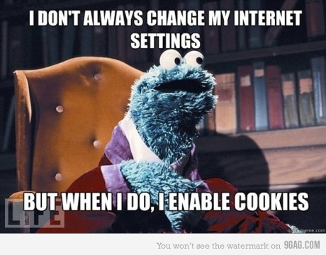 enable cookies